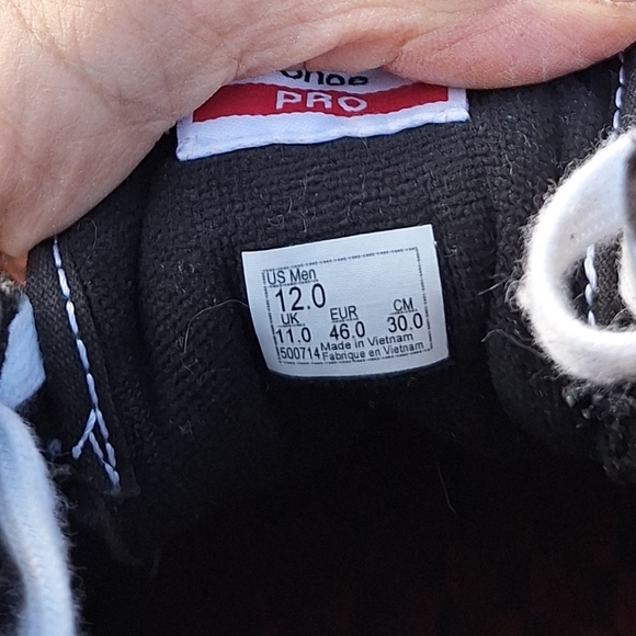 Vans Men's Black and White Polka Dot Shoes Baker Dollin 12 - Picture 13 of 14